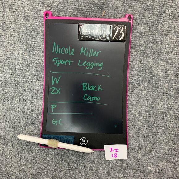 Nicole Millar Sport Leggings Womens Plus 2X Black Camo Stash Pockets Cropped - Picture 9 of 10